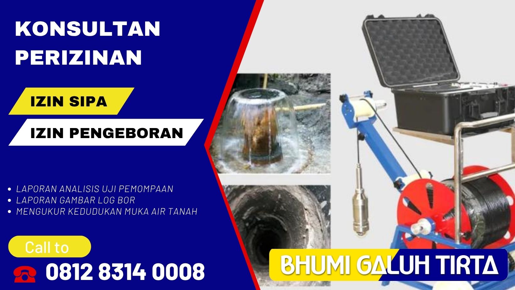 Jasa Konsultasi & Pengurusan Perizinan Air Tanah (SIPA) Pekalongan